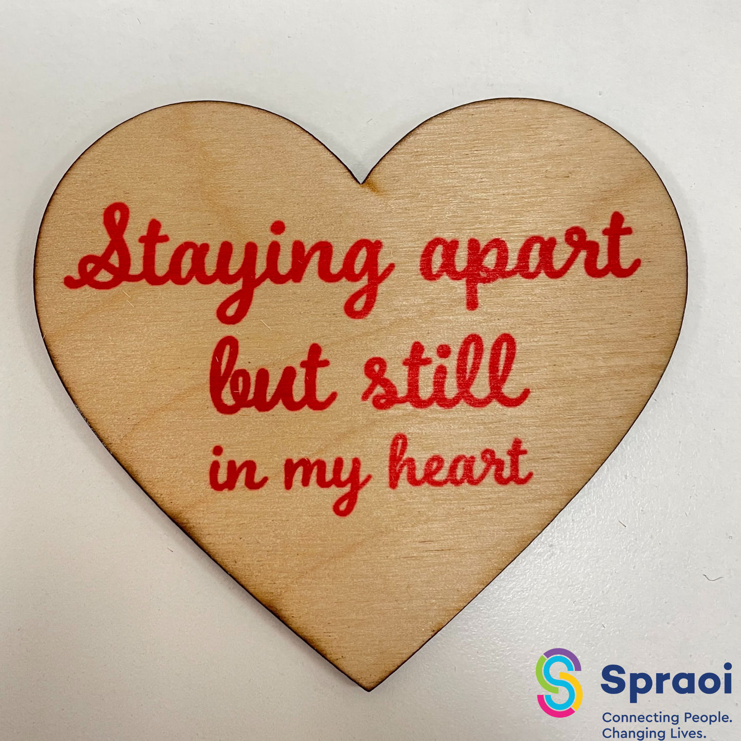Staying apart Valentine's Magnet