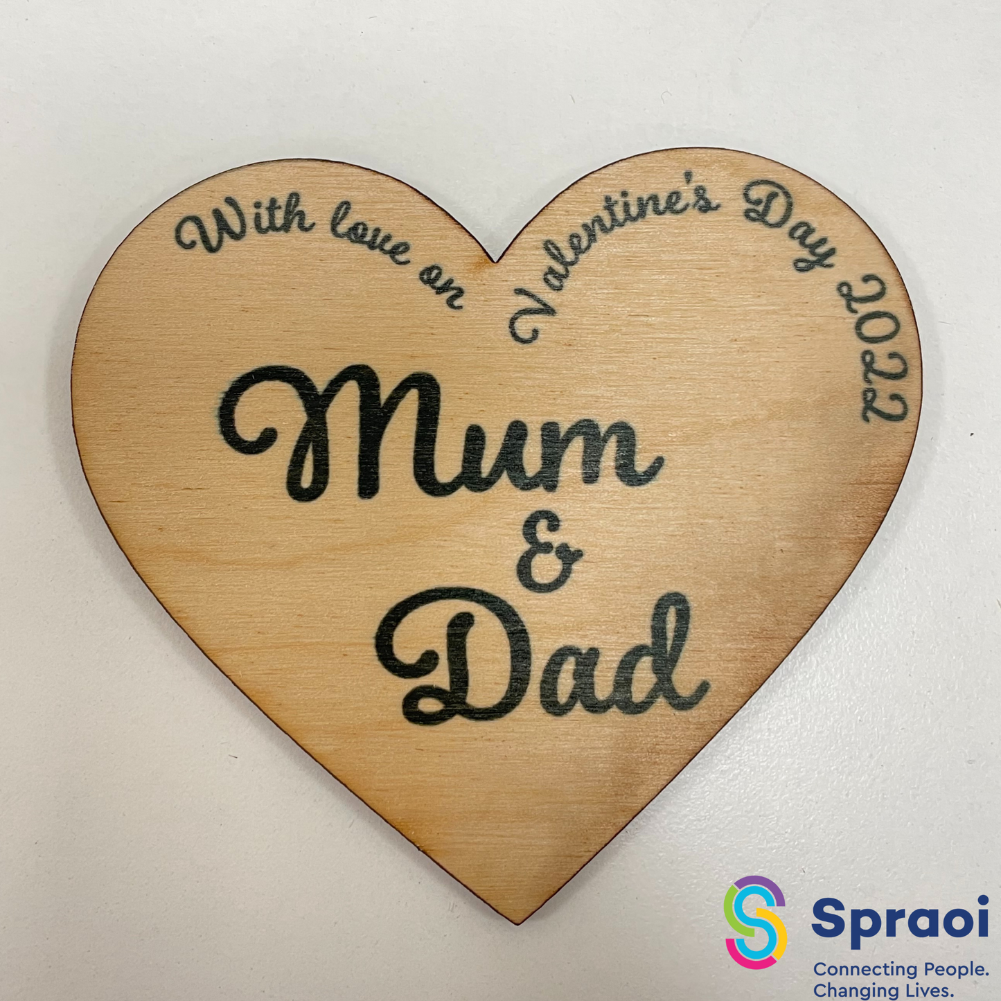 Mum & Dad Valentine's Magnet