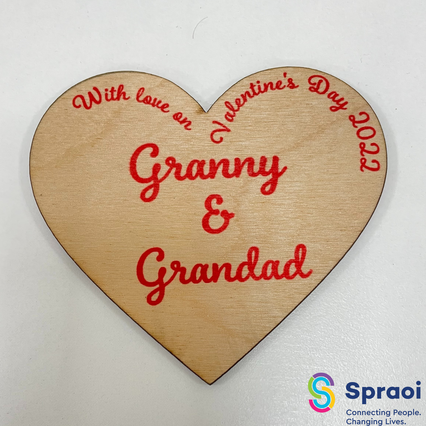 Granny & Grandad Valentine's Magnet
