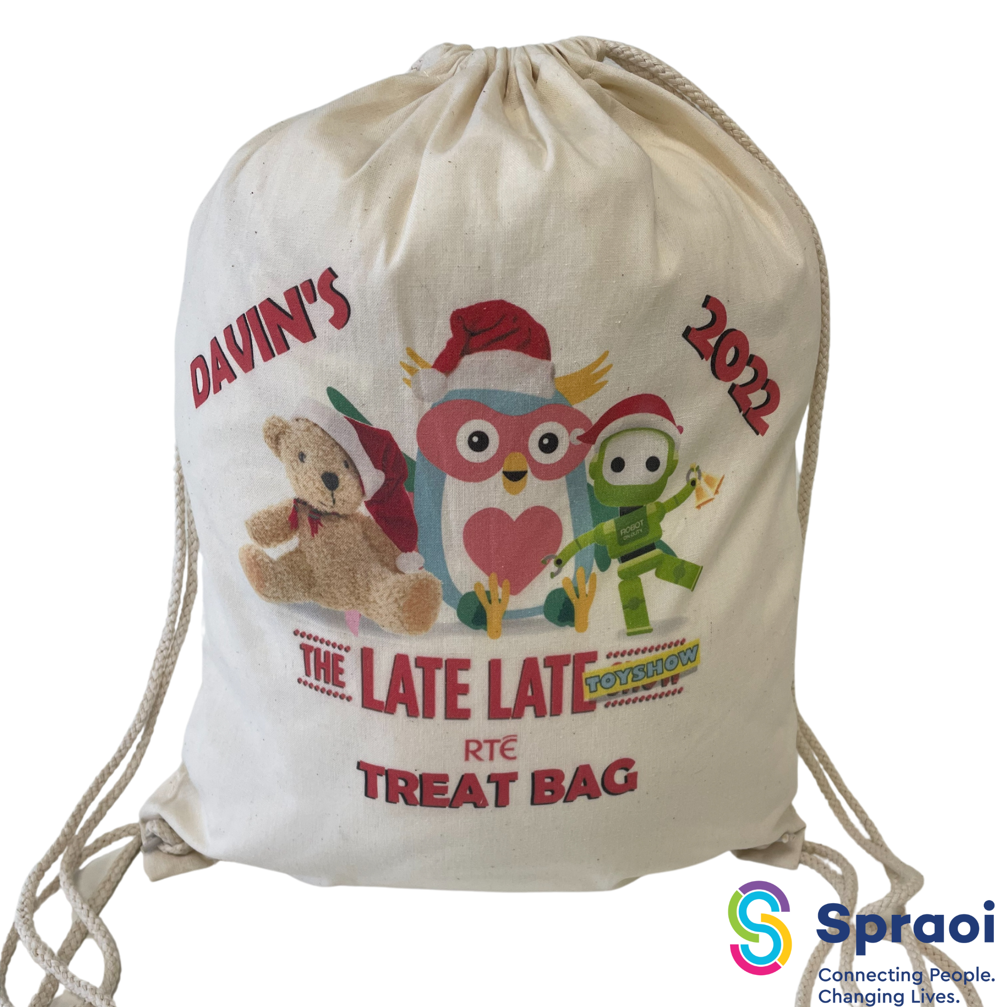 Late Late Toy Show Personalised Bag