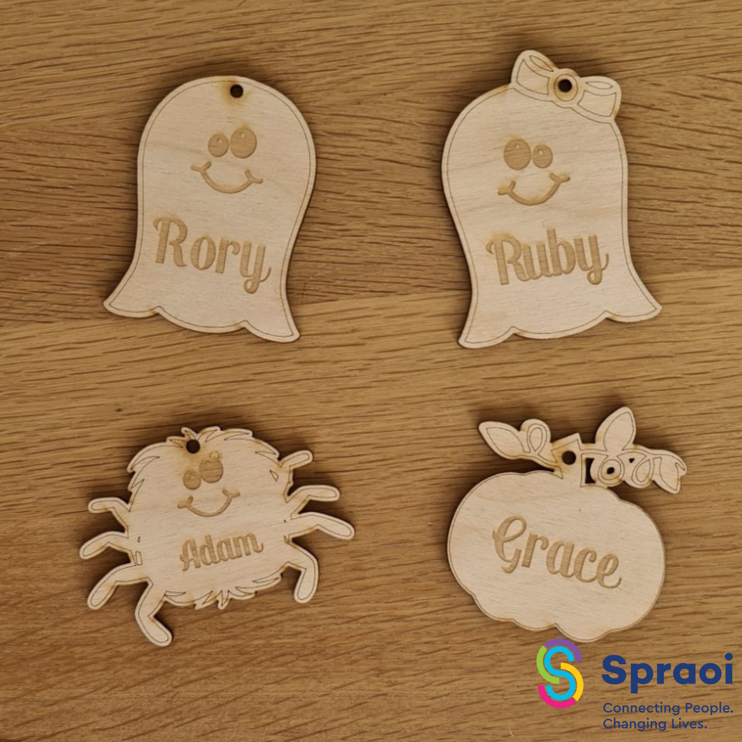 Halloween Name Tag Magnet