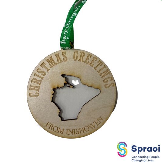 Donegal based Christmas Greetings Decoration