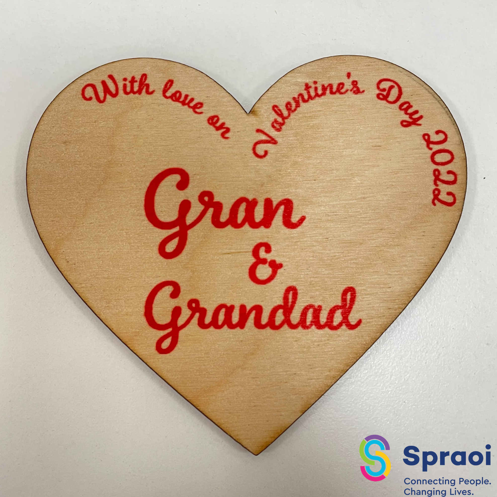 Gran & Grandad Valentine's Magnet