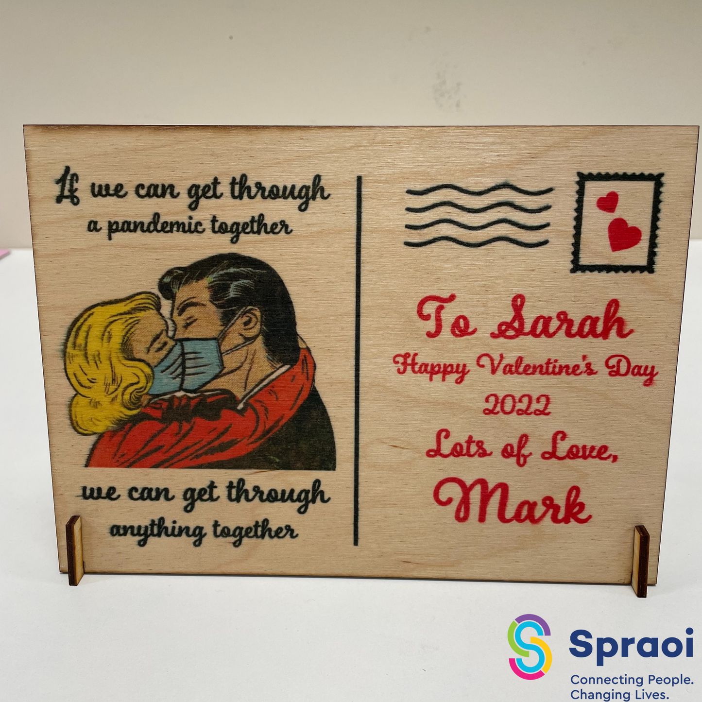 Personalised Valentine's Day Postcard