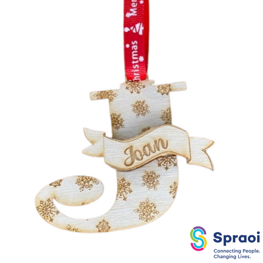 Letter - Snowflake Decoration