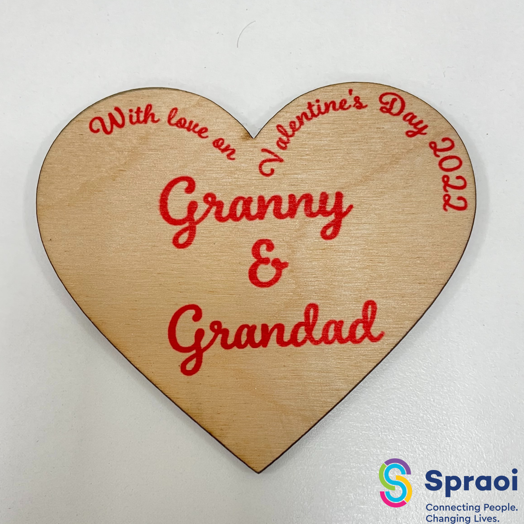 Granny & Grandad Valentine's Magnet