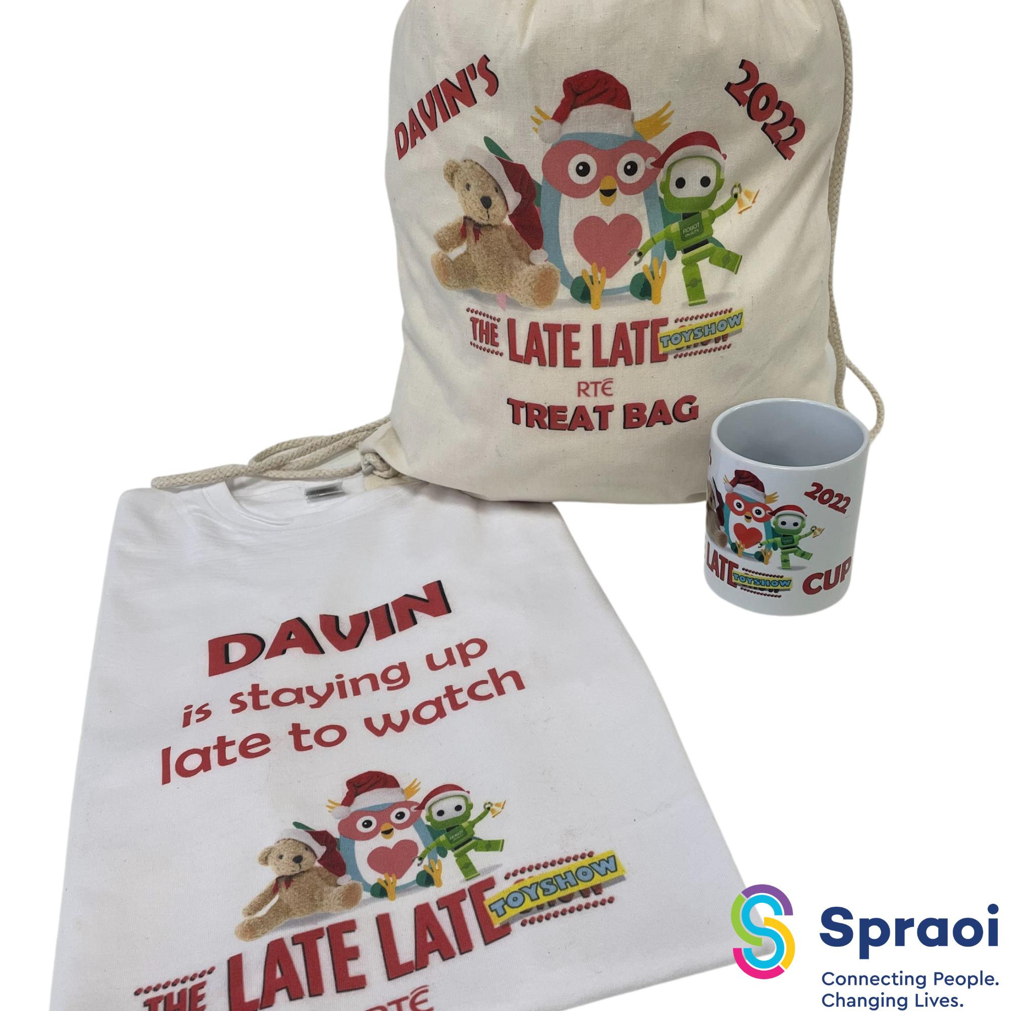 Late Late Toy Show Bundle - Bag, Cup & T-shirt