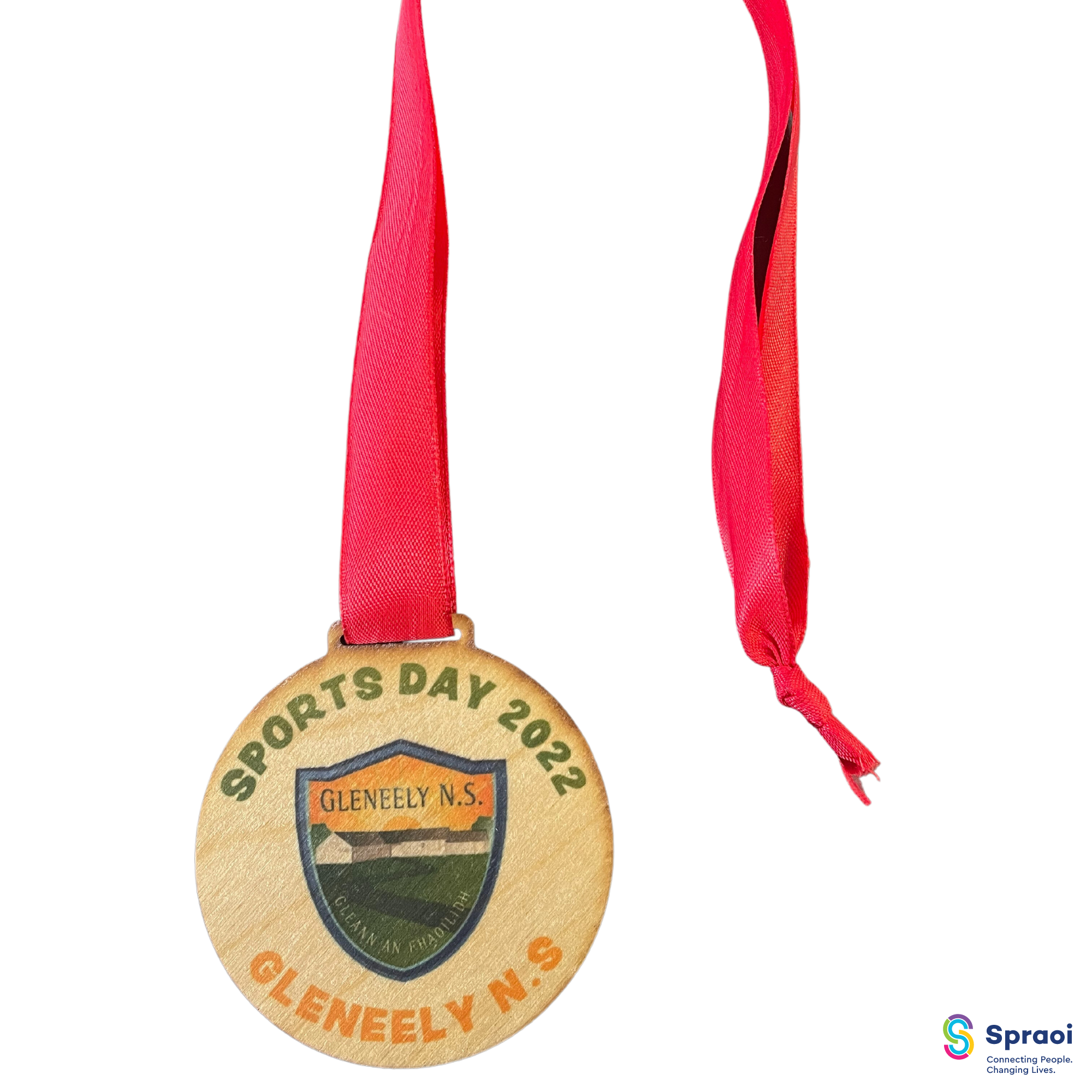 Gleneely NS Sports Day Wooden Medal