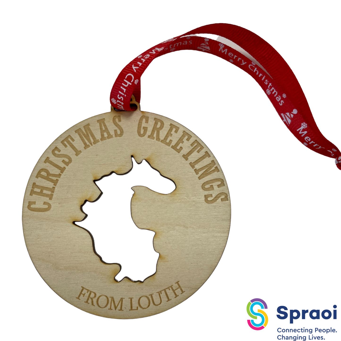 County Christmas Greetings Decoration