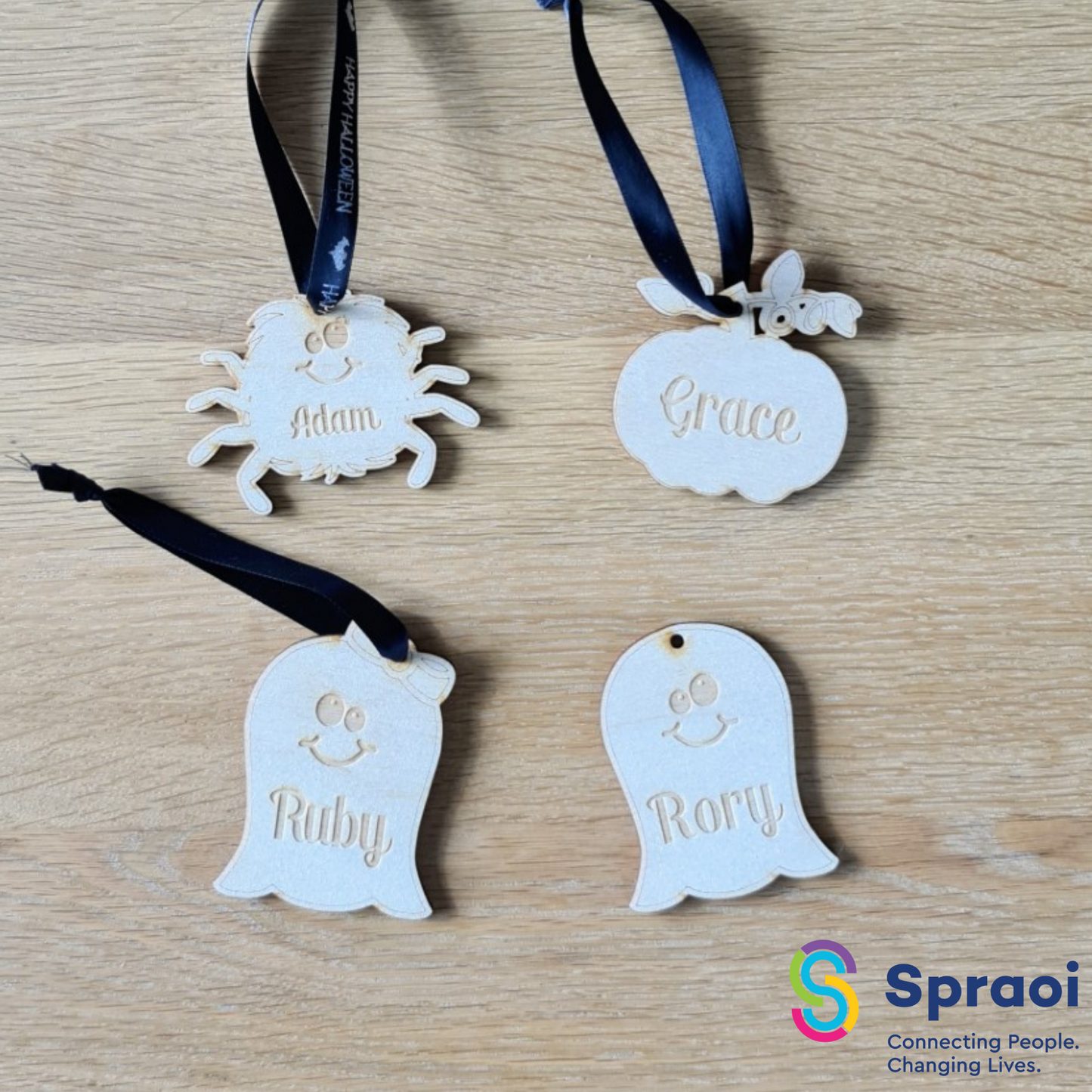 Halloween Name Tag Decoration