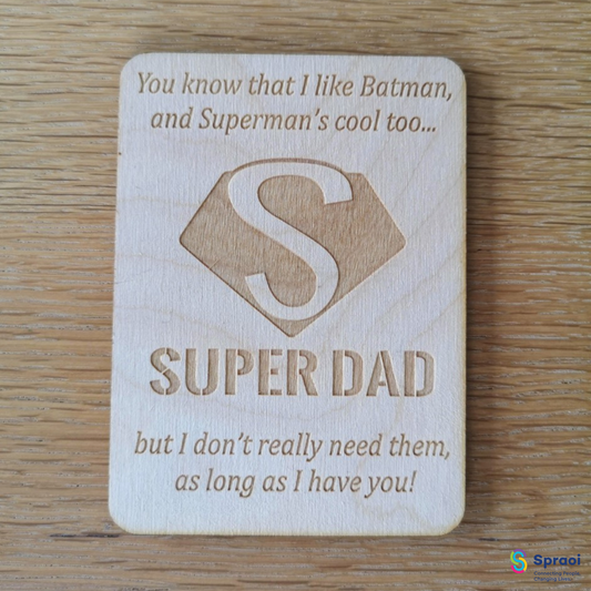 Super Dad Father's Day Magnet