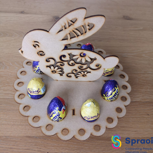 Easter Bunny 8 Egg Holder