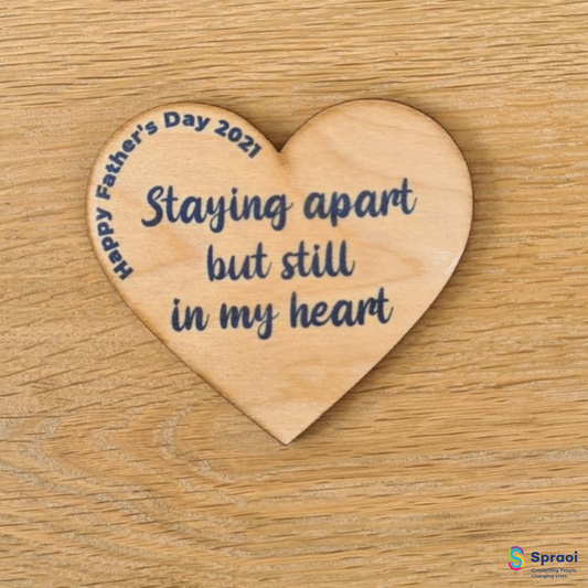 Staying Apart - Father's Day Magnet